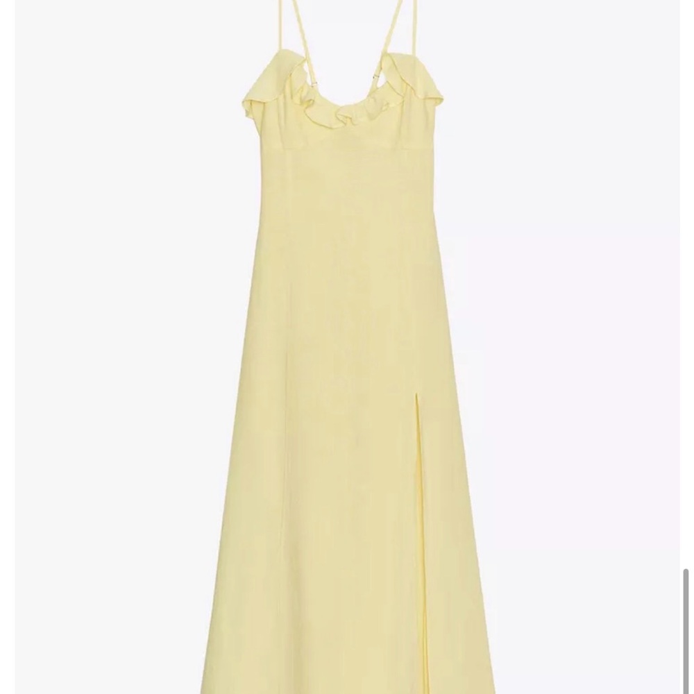 RAMIE MIDI DRESS WITH RUFFLE - Picture 7 of 9
